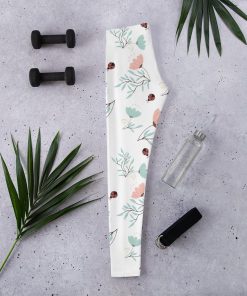 Floral Ladybug High Waisted Leggings Floral Ladybug High Waisted Leggings