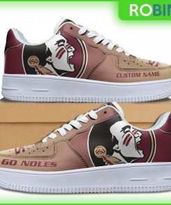 Custom Name Florida State Seminoles Custom AF1 Sneakes