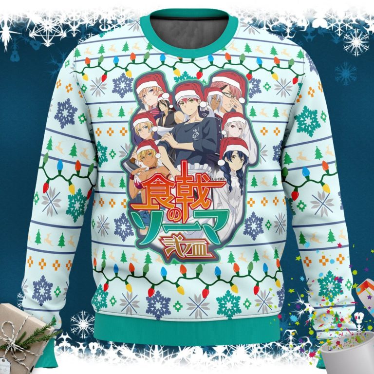 Food Wars Fight to Conquer Ugly Christmas Sweater