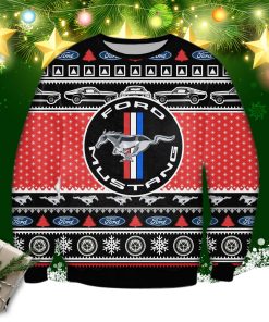 Ford Mustang 3d Print Ugly Sweater
