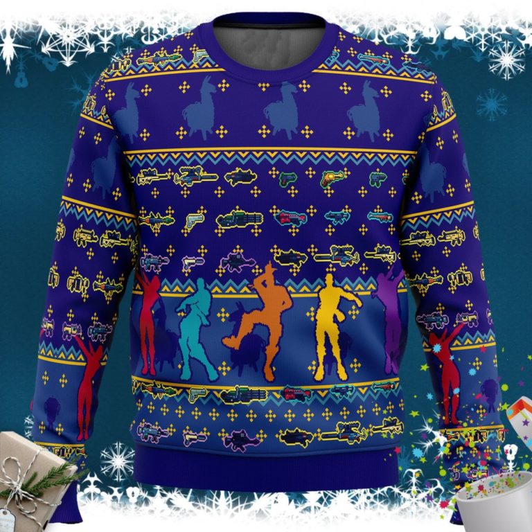 Fortnite Party Ugly Christmas Sweater