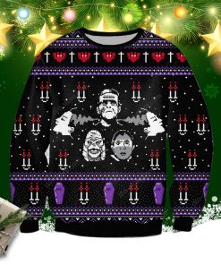 Franklinstein- The Addams Family Knitting Pattern 3d Print Ugly Sweater