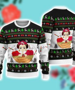 Frida Kahlo Ugly Christmas Sweatshirt