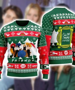 Friends Sitcom I’ll Be There For You Ugly Christmas Sweatshirt