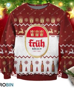 Fruh Kolsch Beer Ugly Christmas Sweatshirt