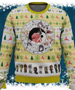 Fruits Basket Chinese Zodiac Ugly Christmas Sweater