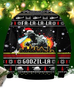 Funny Godzilla Knitting Pattern 3d Print Ugly Sweater