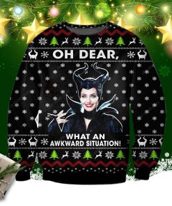 Funny Maleficent 3d Print Ugly Sweater