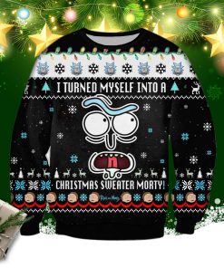 Funny Rick Knitting Pattern 3d Print Ugly Sweater