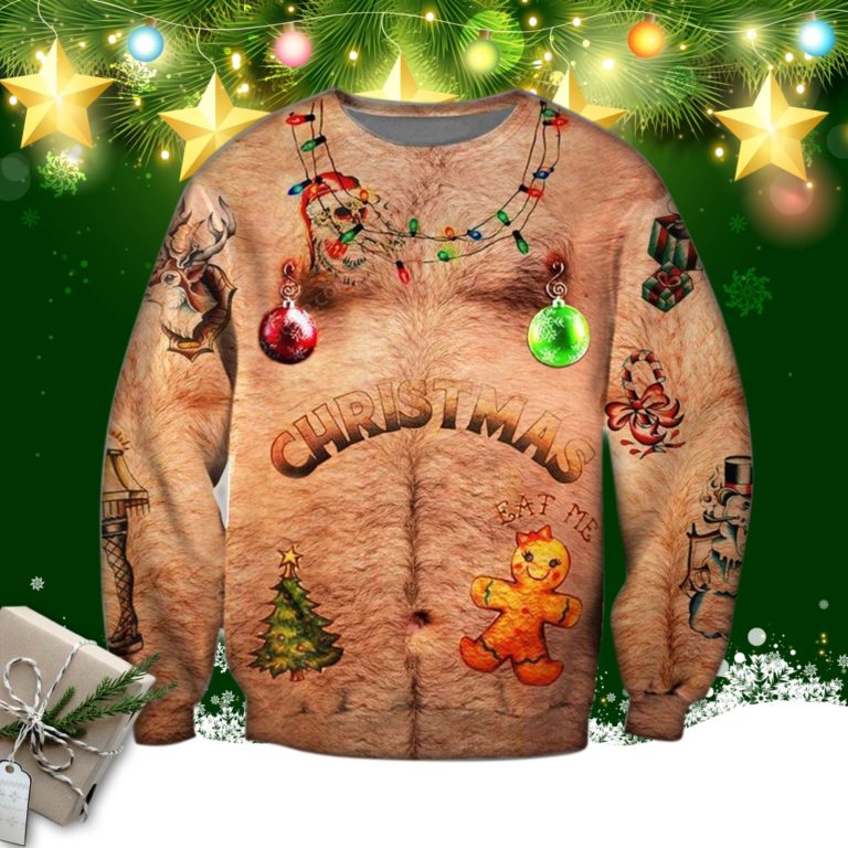 Funny Santa 3d Print Ugly Christmas Sweater, Sweatshirt