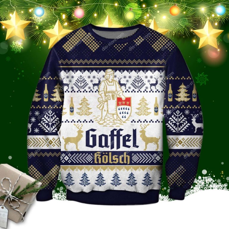Gaffel Kolsch Beer 3d Print Ugly Sweatshirt