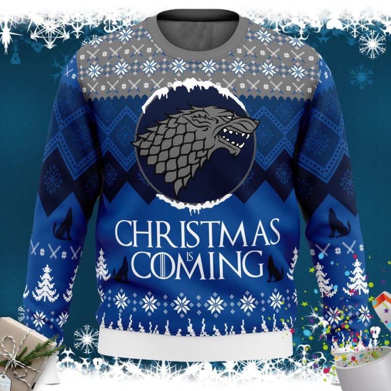Game of Thrones Christmas is Coming Ugly Christmas Sweater