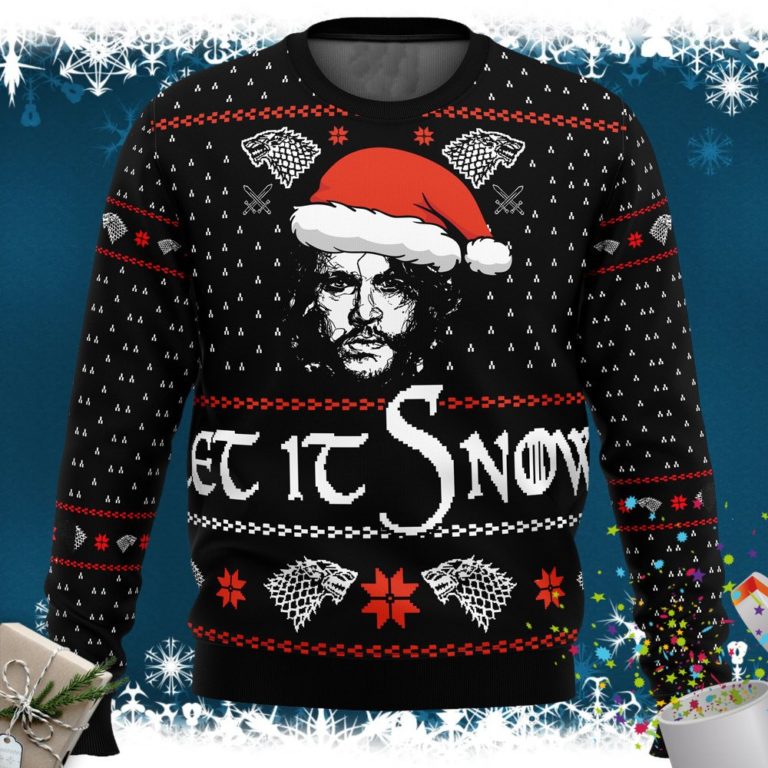 Game of Thrones Let it Snow Ugly Christmas Sweater