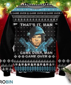 Game Over, Man 3d Print Ugly Christmas Sweatshirt, Sweater