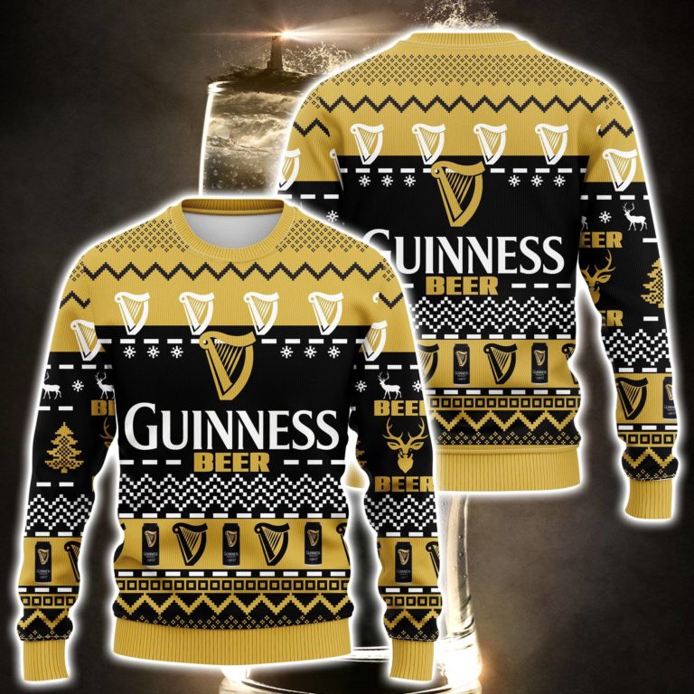 Geinness Beer Ugly Christmas Sweatshirt