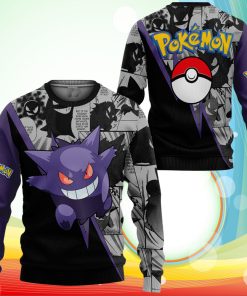 Gengar Sweatshirt Anime Pokemon Sweater