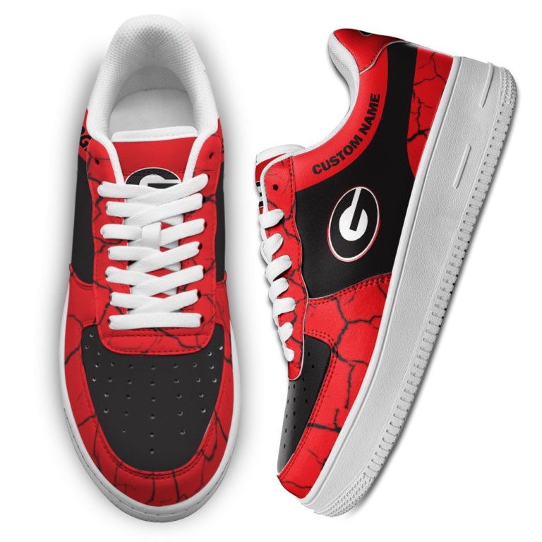 Georgia Bulldogs NCAA Custom AF1 Sneakes