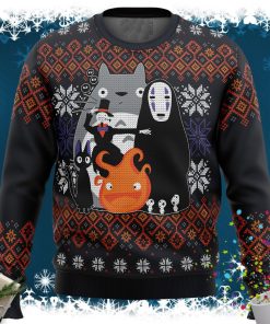 Ghibli Miyazaki Ugly Christmas Sweater Ghibli Miyazaki Ugly Christmas Sweater