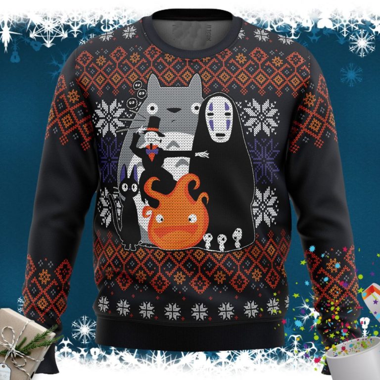 Ghibli Miyazaki Ugly Christmas Sweater