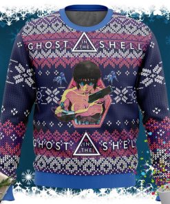 Ghost in the Shell Alt Ugly Christmas Sweater