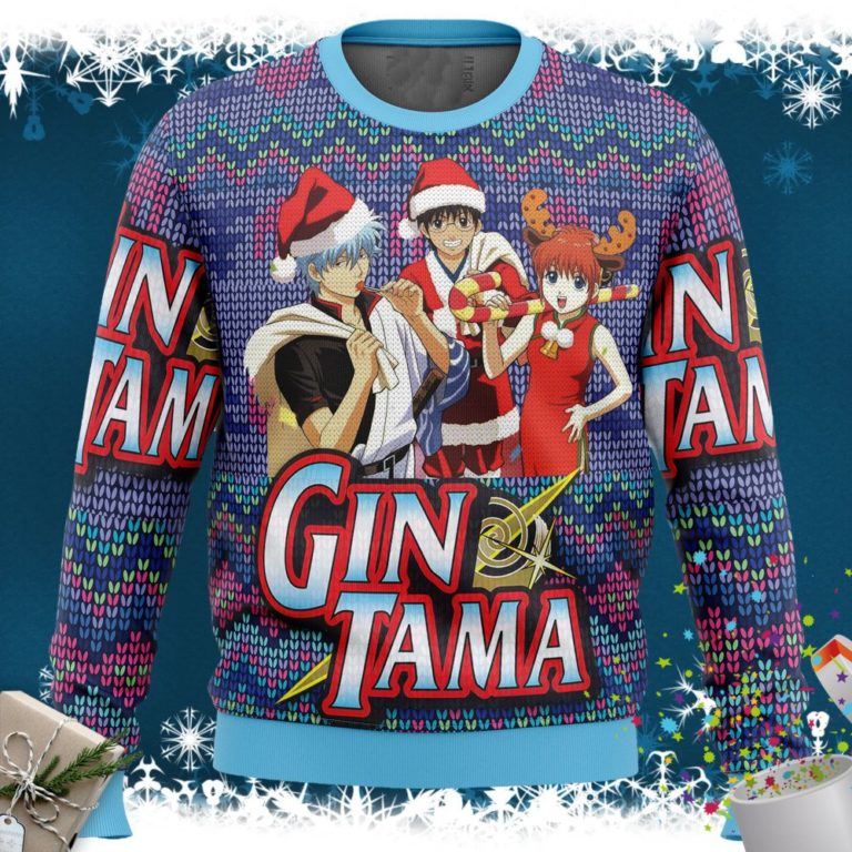 Gintama Alt Ugly Christmas Sweater