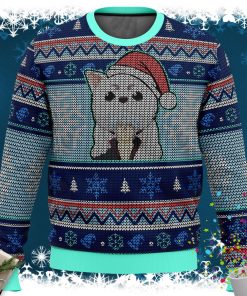 Gintama Gintoki and Sadaharu Ugly Christmas Sweater