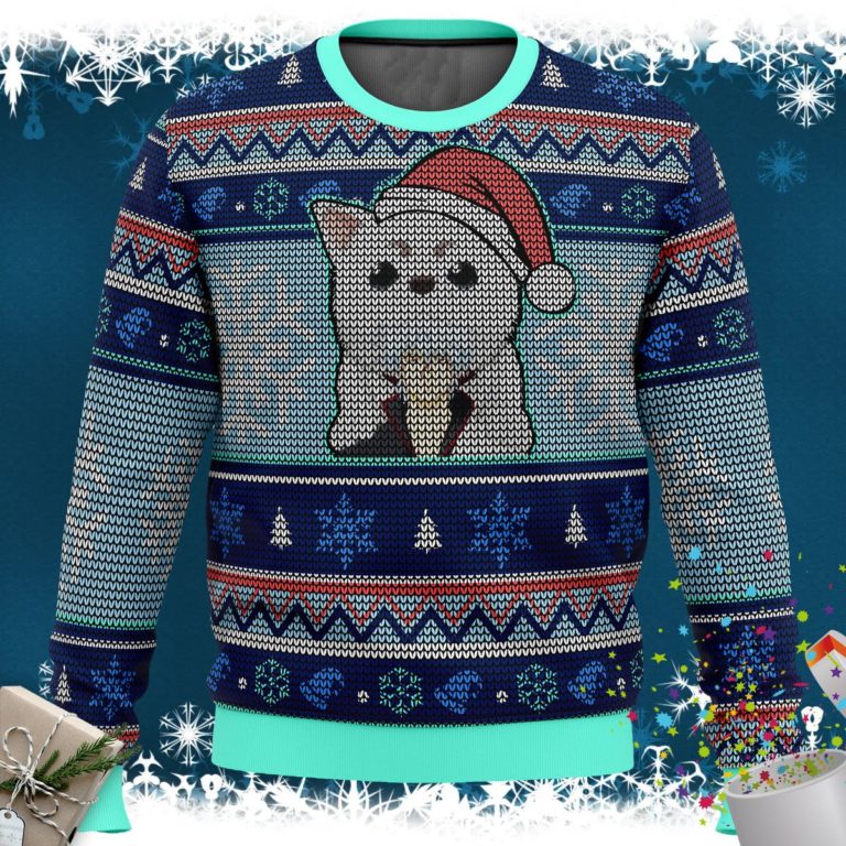 Gintama Gintoki and Sadaharu Ugly Christmas Sweater