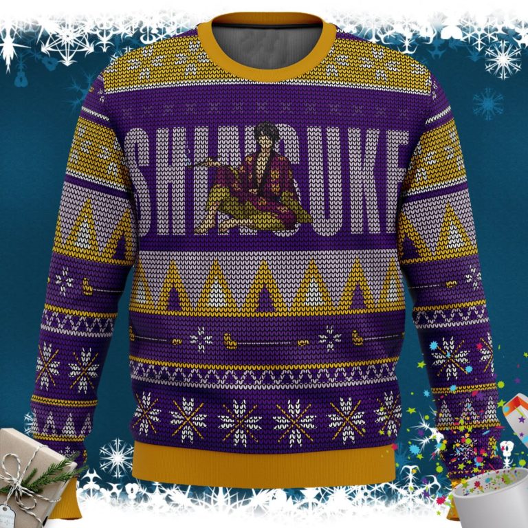 Gintama Smokin Shinsuke Ugly Christmas Sweater