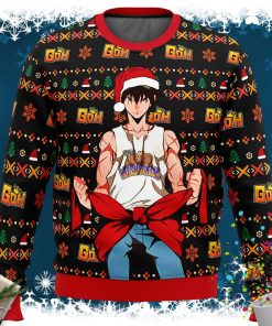 God of High School Santa Jin Mori Ugly Christmas Sweater