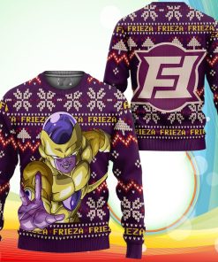 Golden Frieza Ugly Christmas Sweater Anime Dragon Ball Xmas Gifts