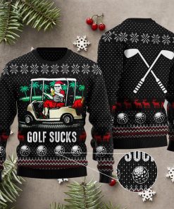 Golf Sucks Christmas Ugly Sweater Golf Sucks Christmas Ugly Sweater