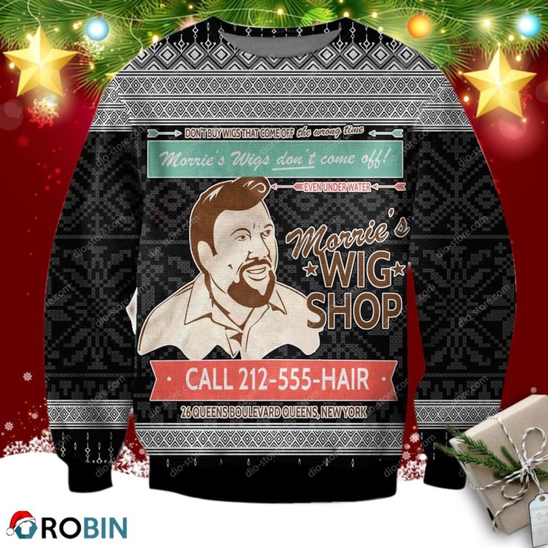 Goodfellas Morrie’s Wig Shop 3d Print Ugly Christmas Sweater