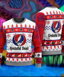 Grateful Dead 3D Printed Ugly Christmas Sweatshirt