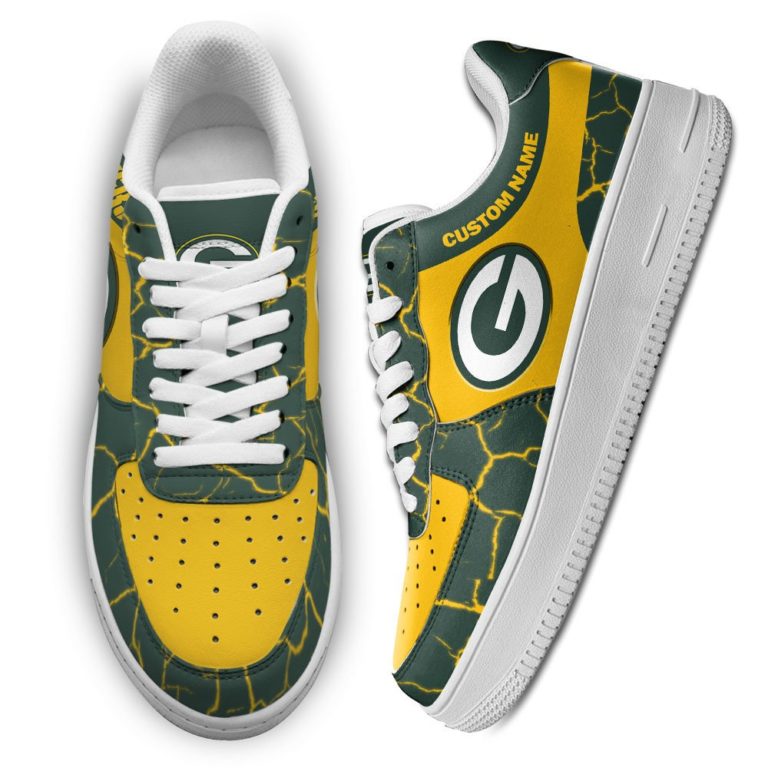 Green Bay Packers NFL Custom AF1 Sneakes