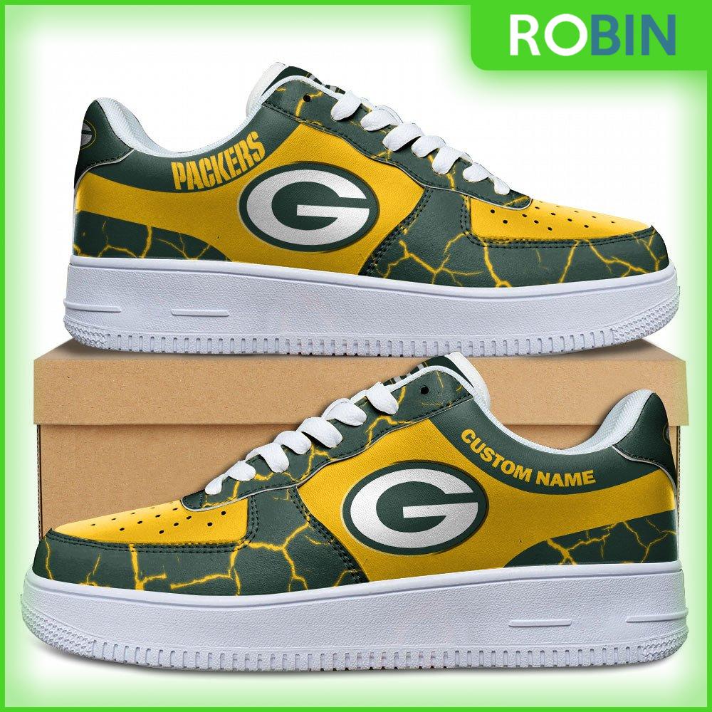 Green Bay Packers NFL Custom AF1 Sneakes - RobinPlaceFabrics