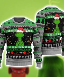Funny Santa & German Shepherd Ugly Christmas Sweater, Christmas Gift For Dog Love