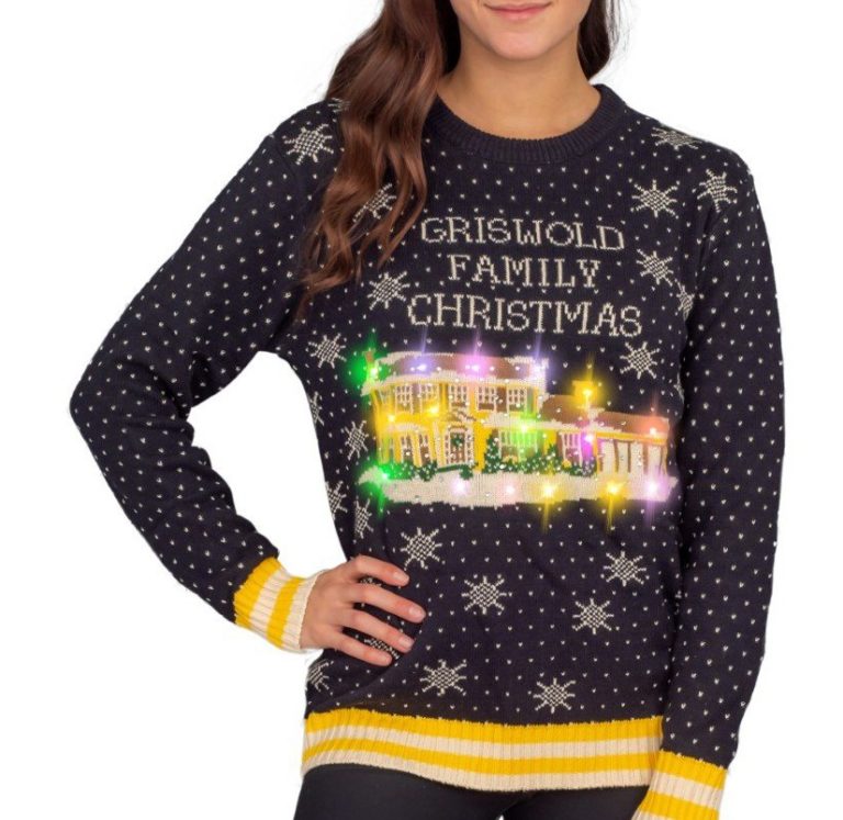 Griswold Family Christmas Ugly Christmas Sweater – Led Lights