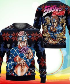 Guido Mista Ugly Christmas Sweater Anime Jojo’s Bizzare Adventure Xmas Gifts