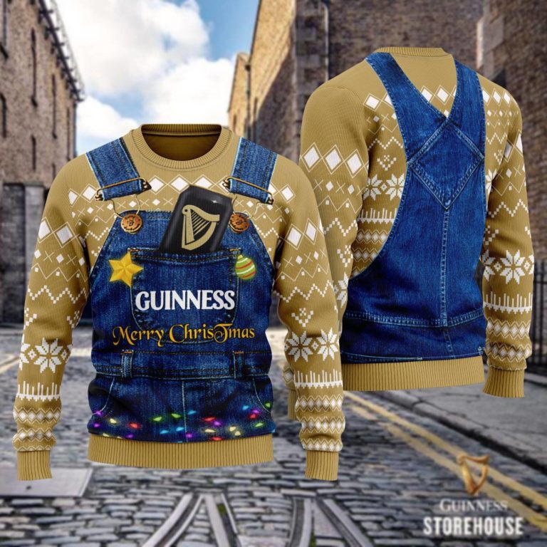 Guinness Beer Ugly Christmas Sweatshirt