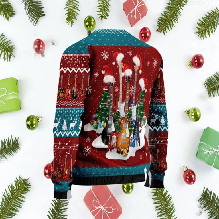 Guitar Christmas Ugly Sweater, Sweatshirt