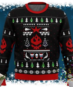Gurren Lagann Logo Ugly Christmas Sweater