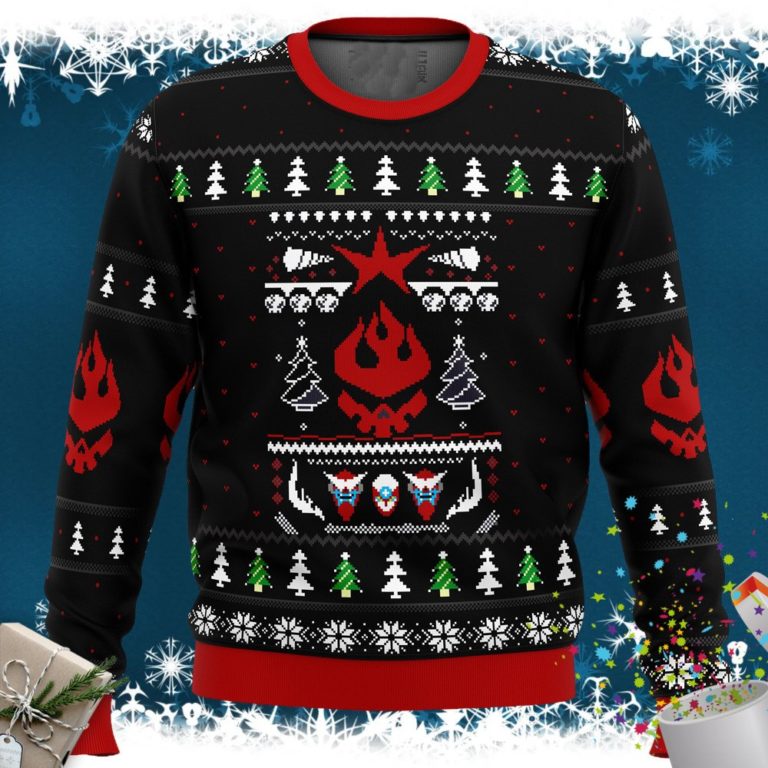 Gurren Lagann Logo Ugly Christmas Sweater