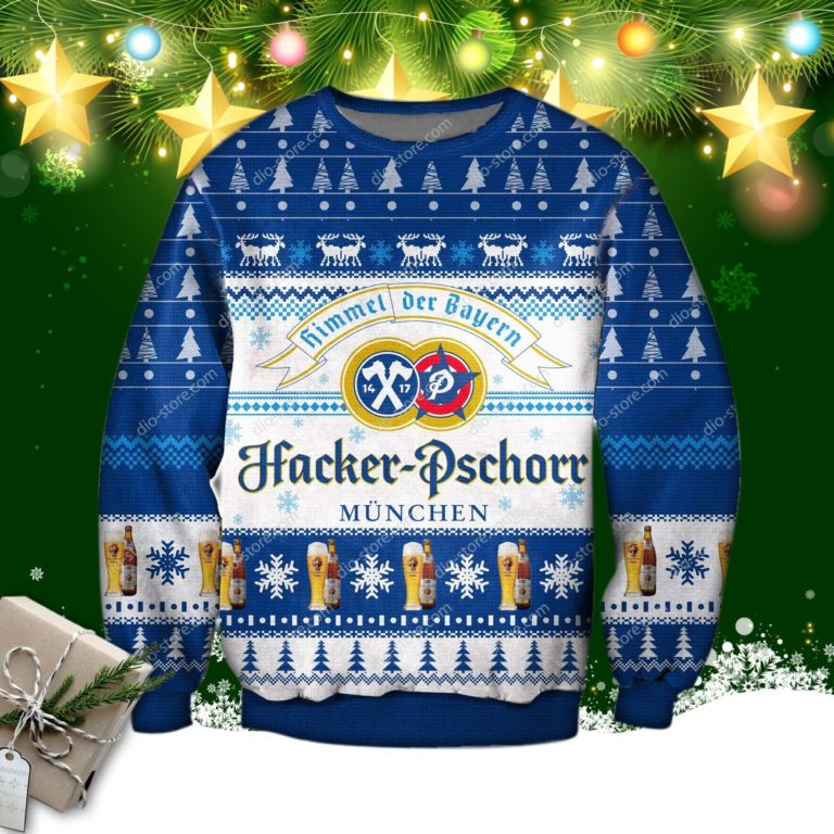 Hacker-Pschorr Beer 3d Print Ugly Sweatshirt