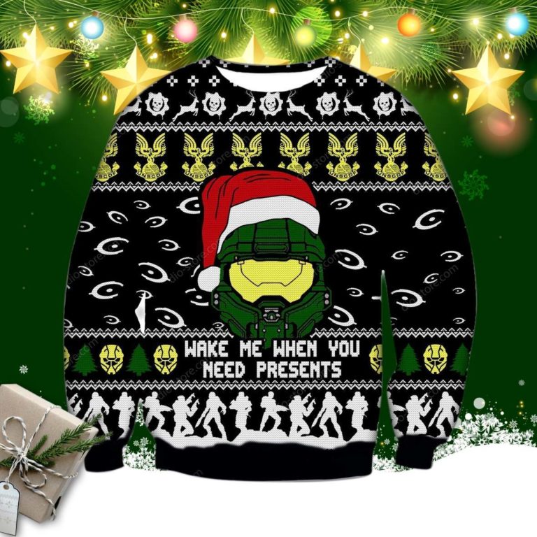 Halo Knitting Pattern 3d Print Ugly Christmas Sweater