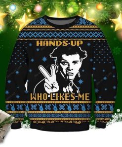 Hands Up Who Like Me 3d Print Ugly Sweater