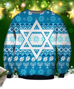 Hanukkah Knitting Pattern 3d Print Ugly Christmas Sweater, Sweatshirt