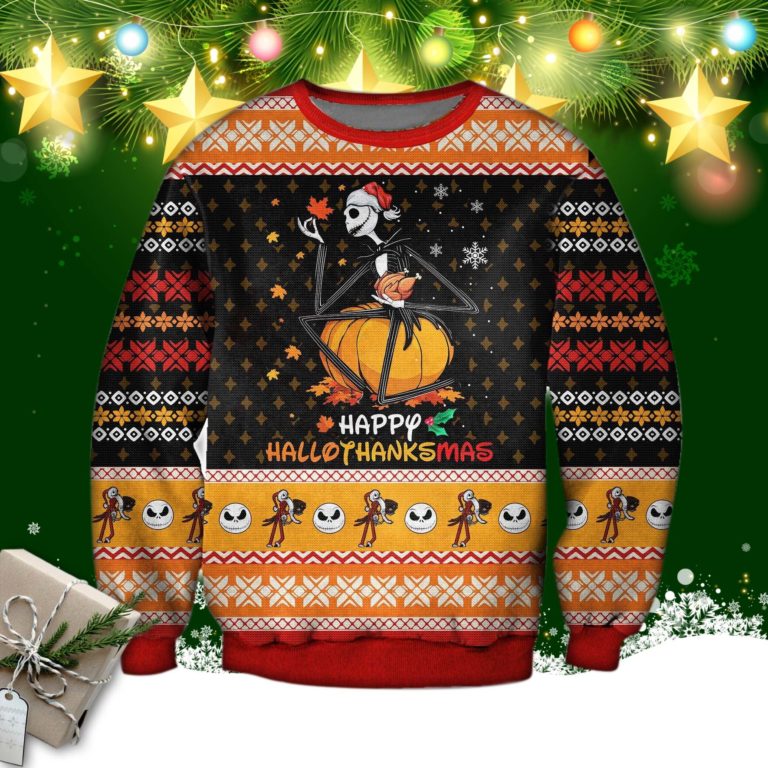 Happy Hallothanksmas Ugly Sweatshirt