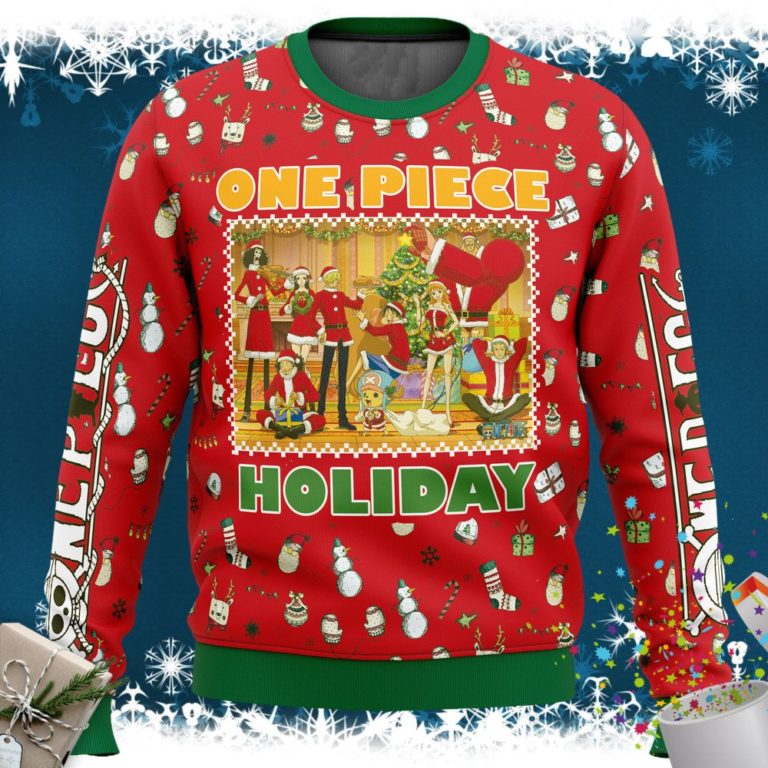 Happy Holidays One Piece Ugly Christmas Sweater