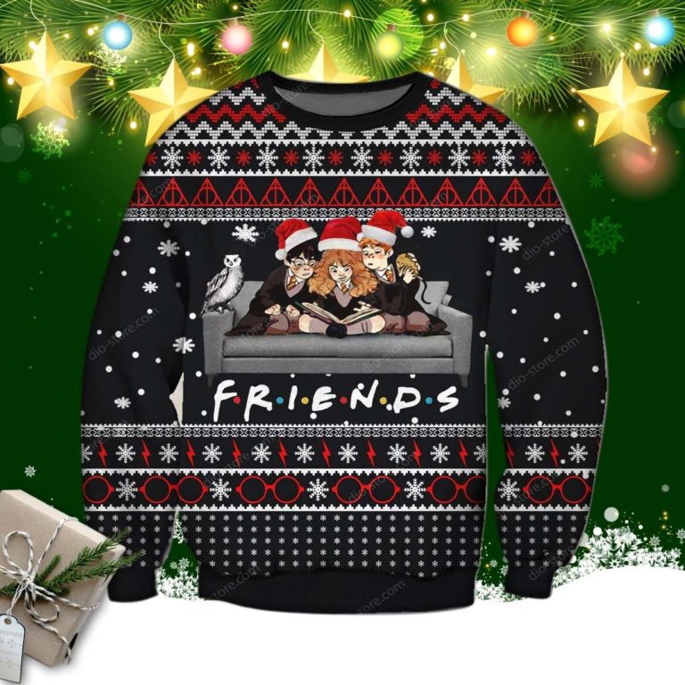 Harry Potter Friend Knitting Pattern 3d Print Ugly Sweater