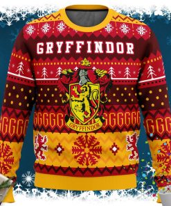 Harry Potter Gryffindor House Ugly Christmas Sweater